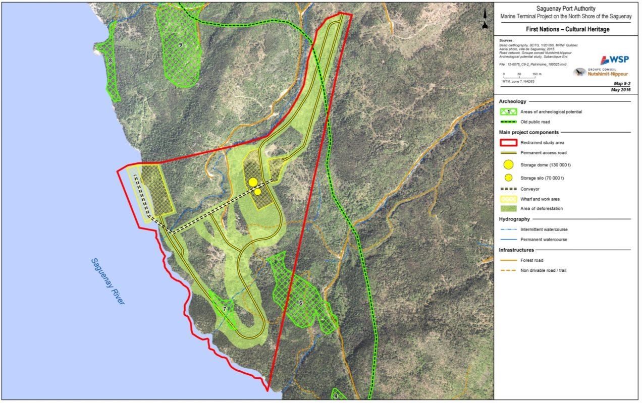 Figure 15: Area of archaeological potential - First Nations